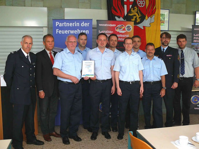 Der Kreisfeuerwehrverband Kaiserslautern erhielt den 1. Platz.